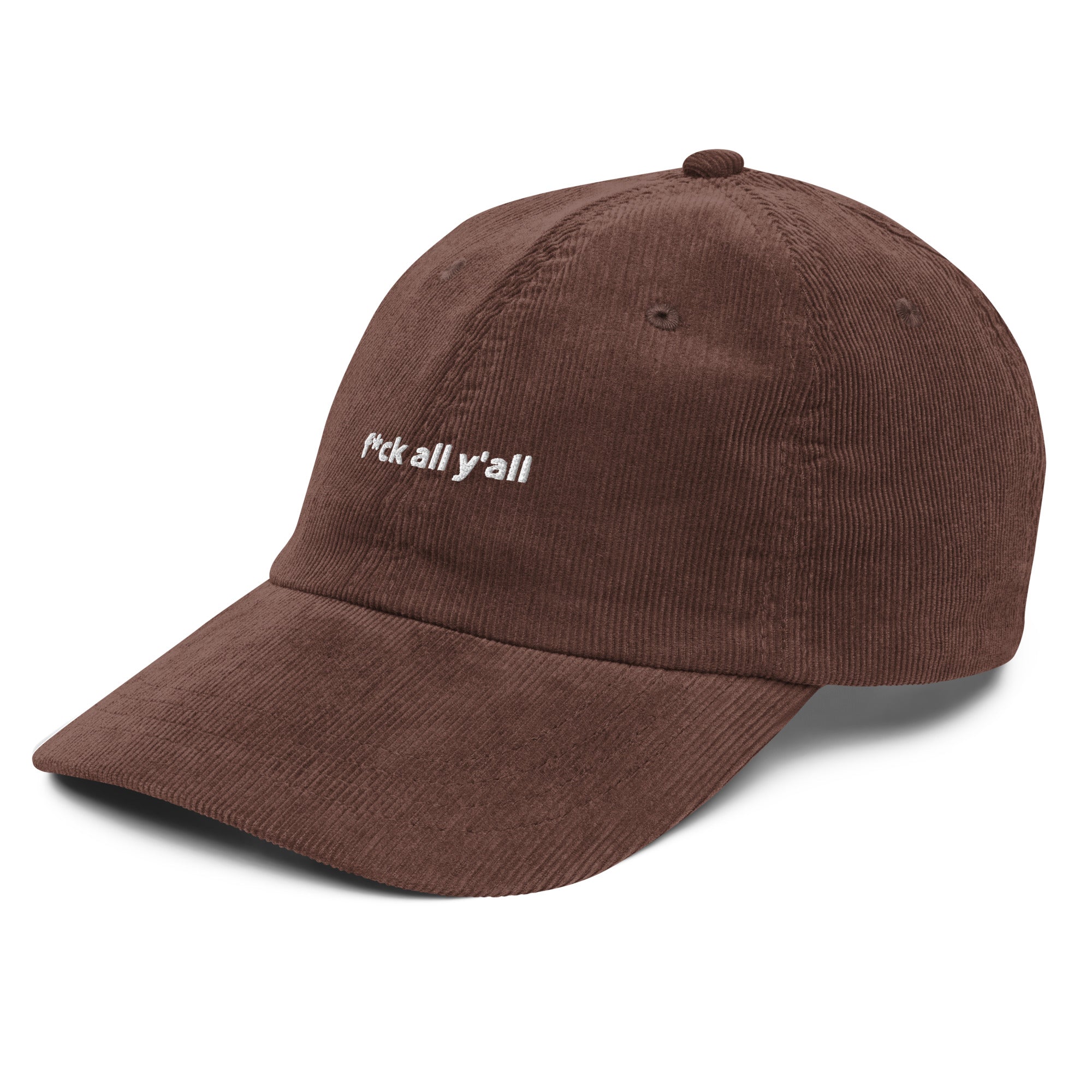 f'ck all y'all vintage corduroy cap – Smart Mouth Apparel Co.